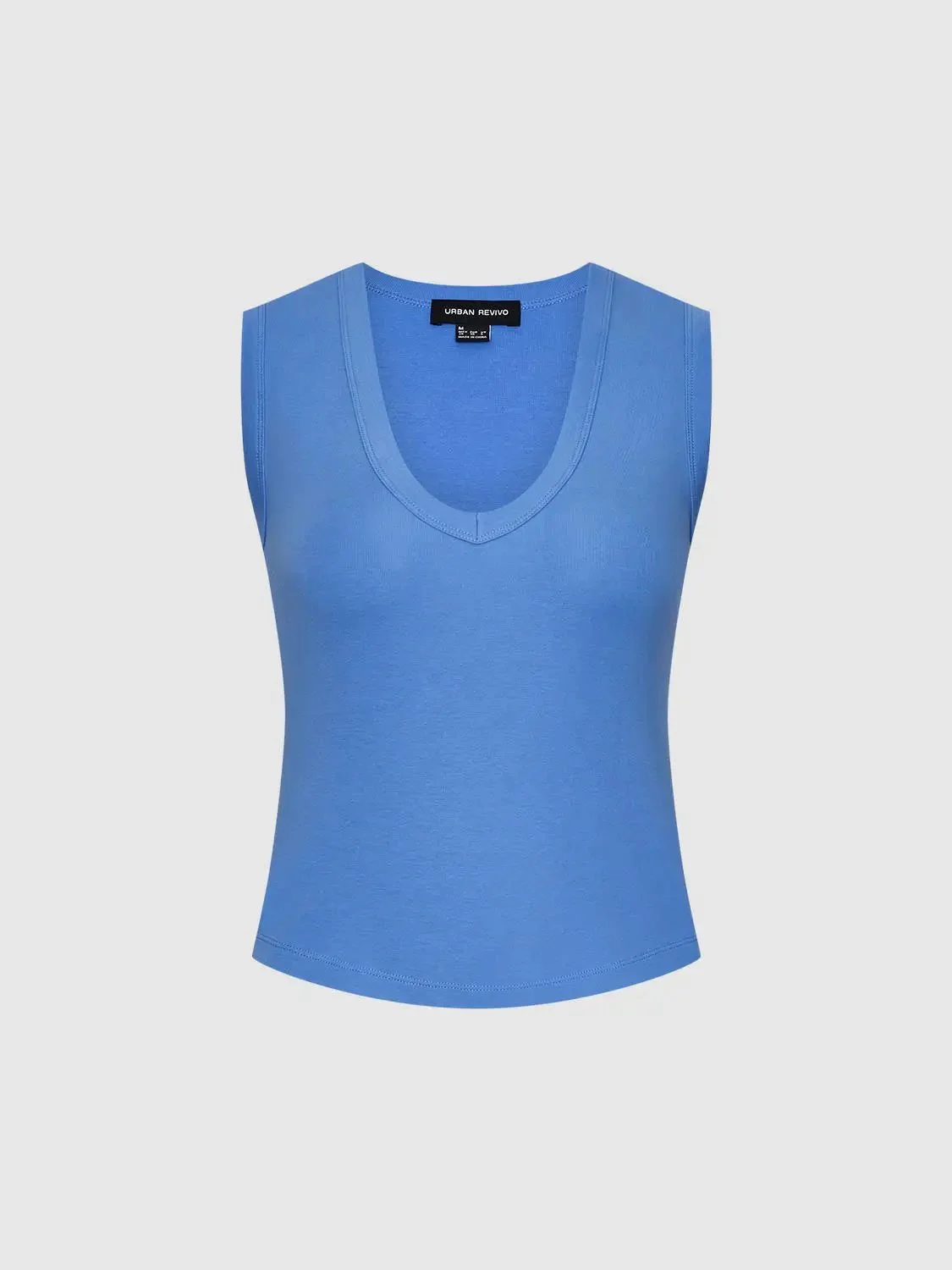 804-u-neck-sleeveless-cotton-blend-tank-top-1.webp U Neck Sleeveless Cotton Blend Tank Top