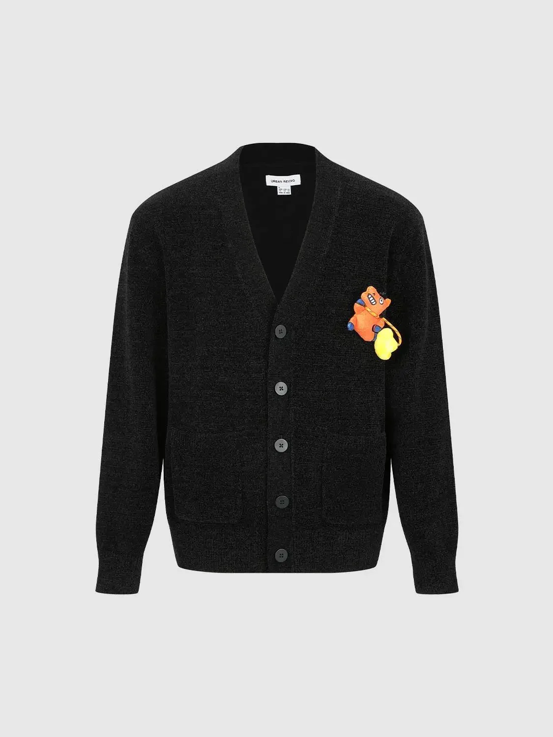 8060-v-neck-embellished-knitted-cardigan-7.webp V-Neck Embellished Knitted Cardigan