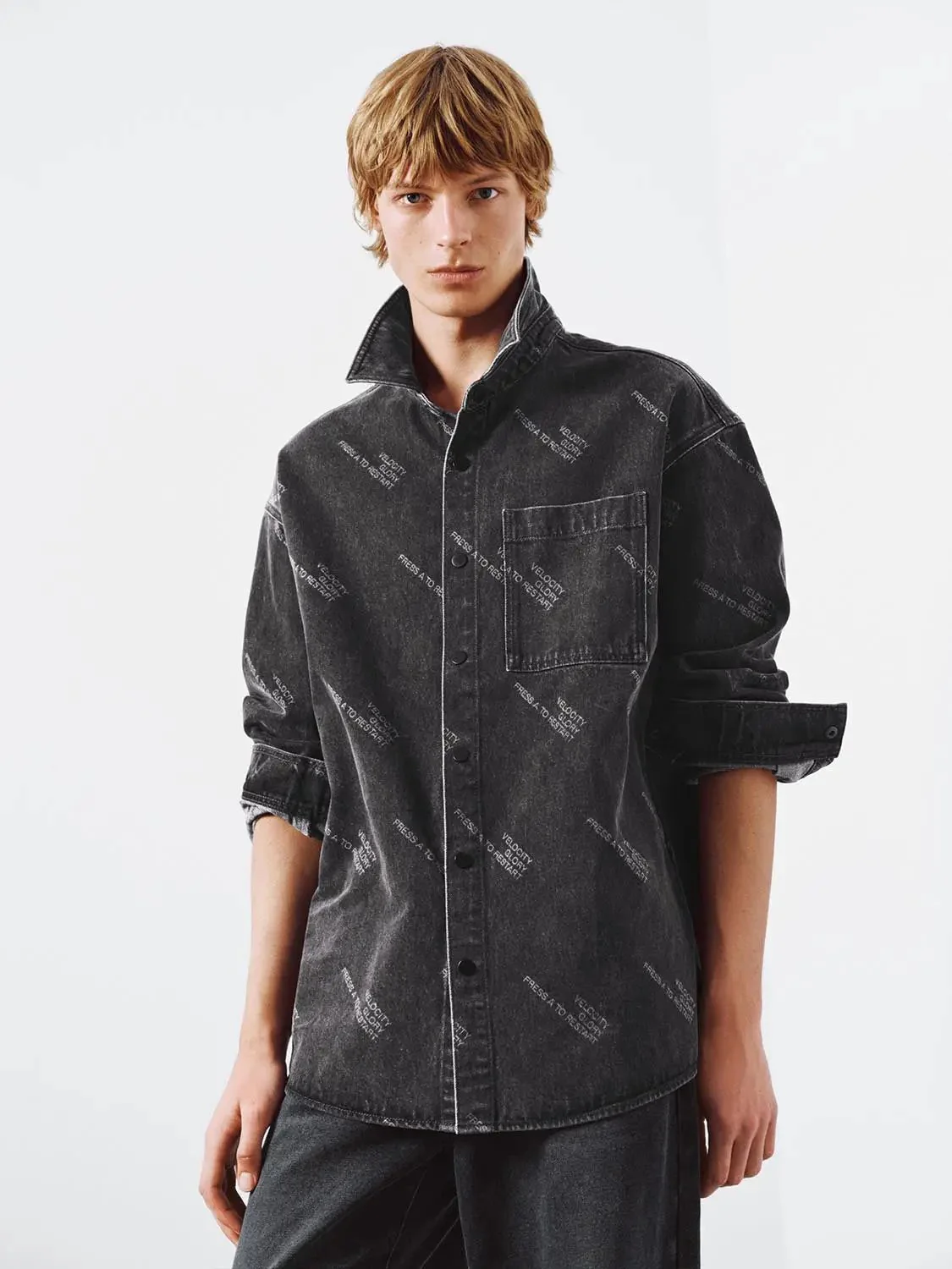 8077-patch-pocket-printed-denim-shirts-1.webp Patch Pocket Printed Denim Shirts