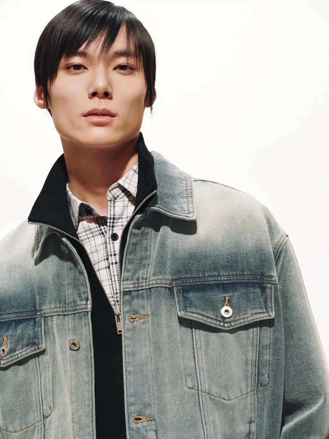 Washed Denim Truck Jackets