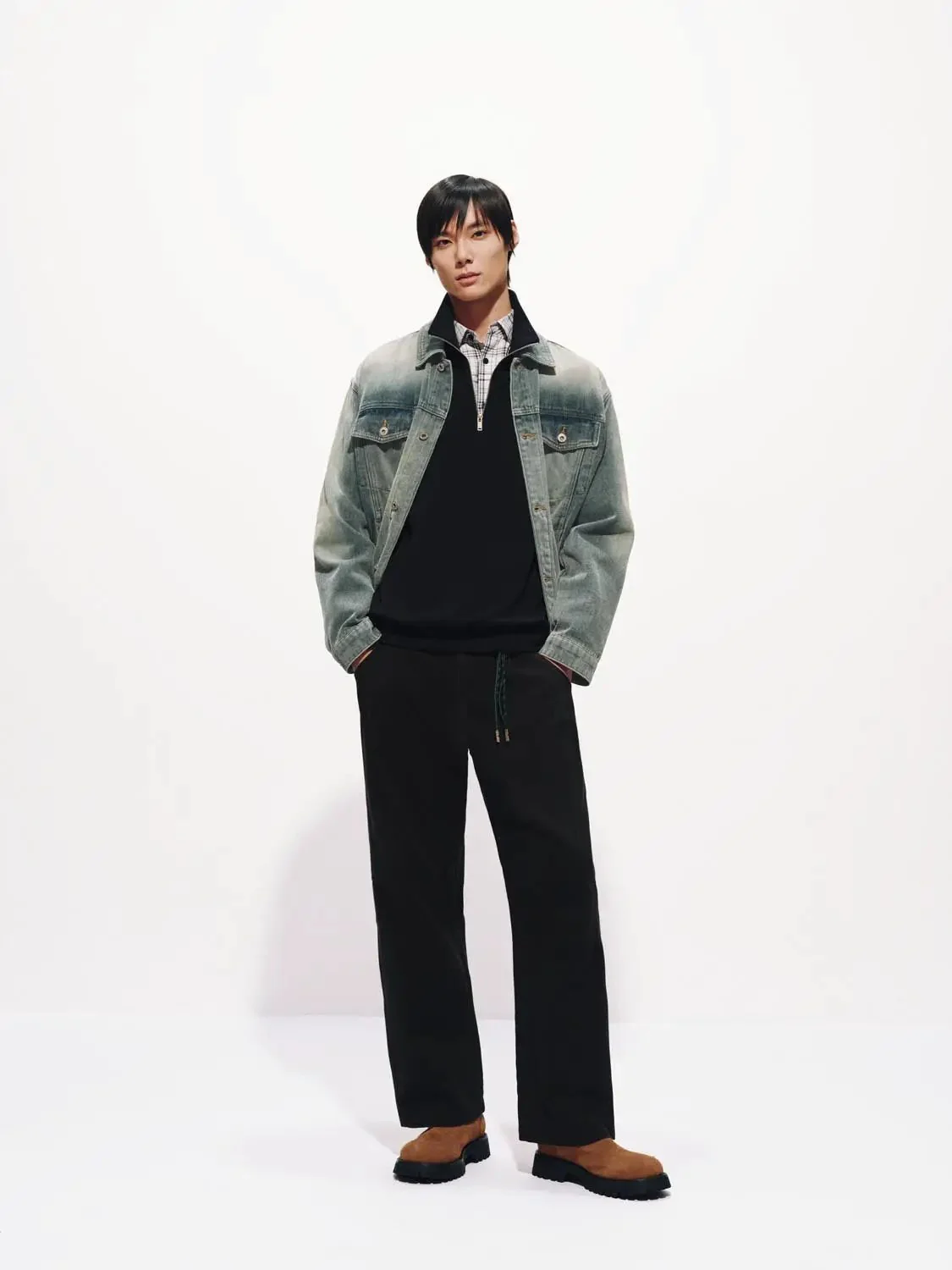 Washed Denim Truck Jackets