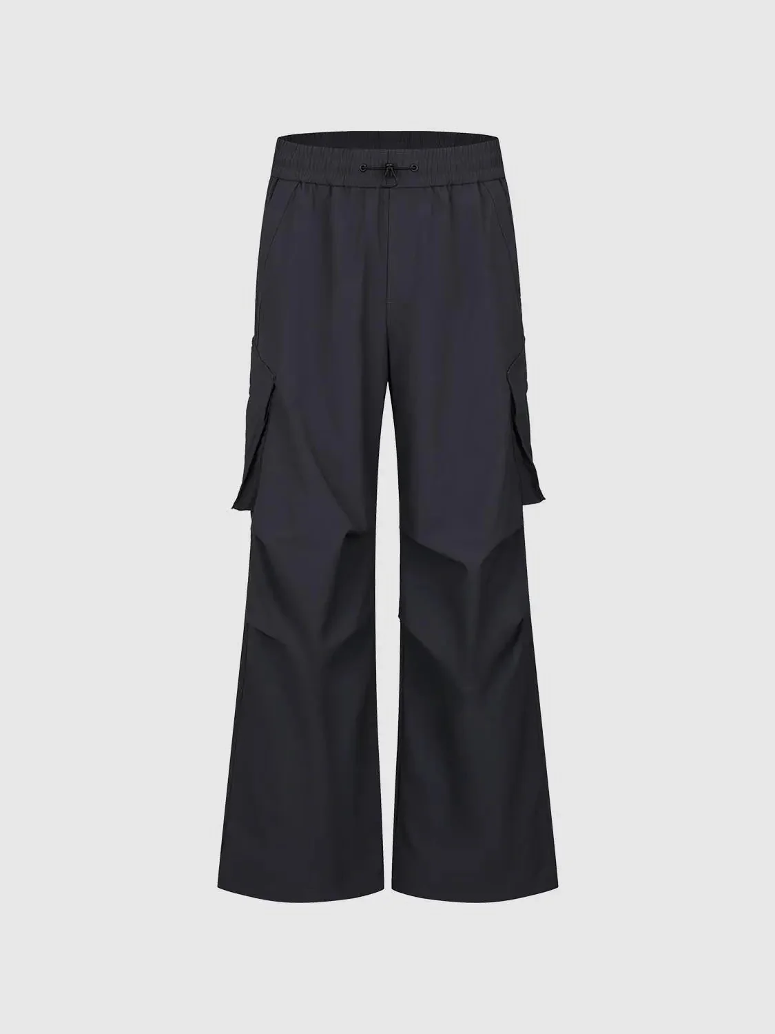 8137-drawstring-pull-on-wide-leg-cargo-pants-4.webp Drawstring Pull On Wide Leg Cargo Pants
