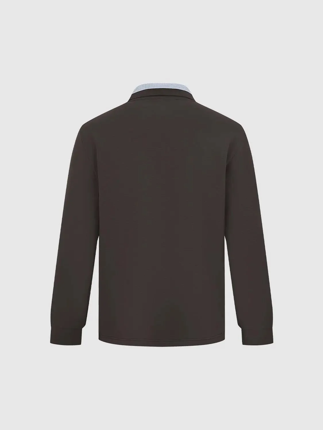8149-dark-fabric-with-contrast-collar-polo-shirt-2.webp Dark Fabric With Contrast Collar Polo Shirt