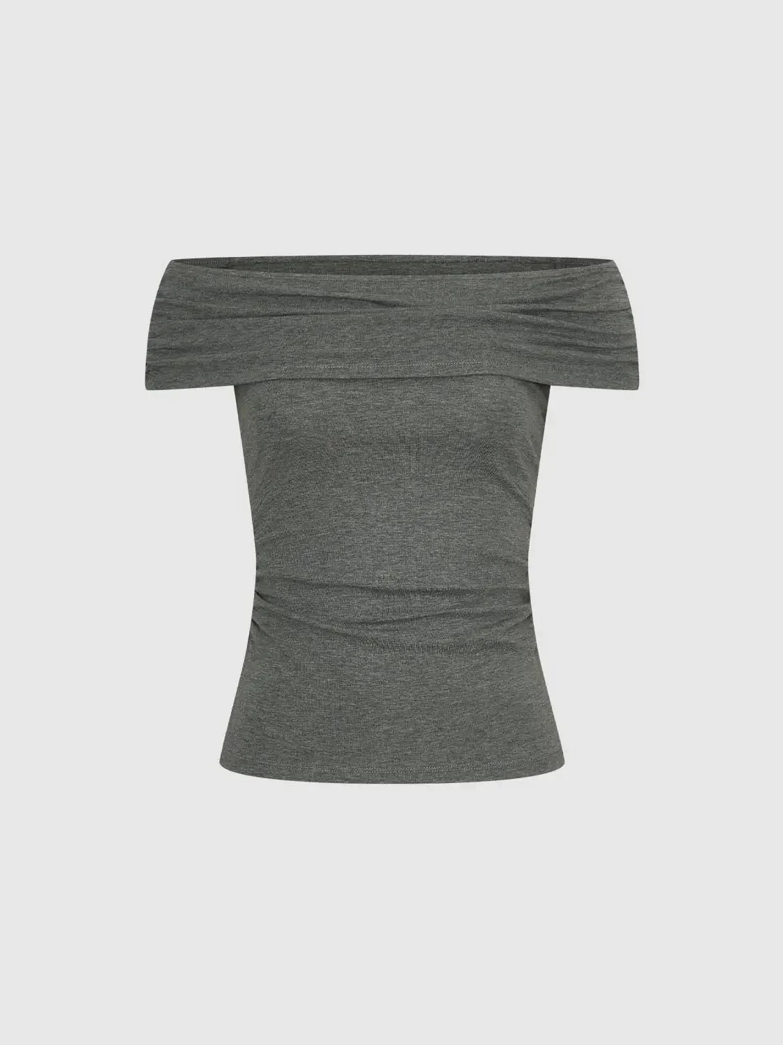 8294-off-shoulder-ruched-stretch-viscose-cotton-t-shirts-23.webp Off-Shoulder Ruched Stretch Viscose Cotton T-Shirts