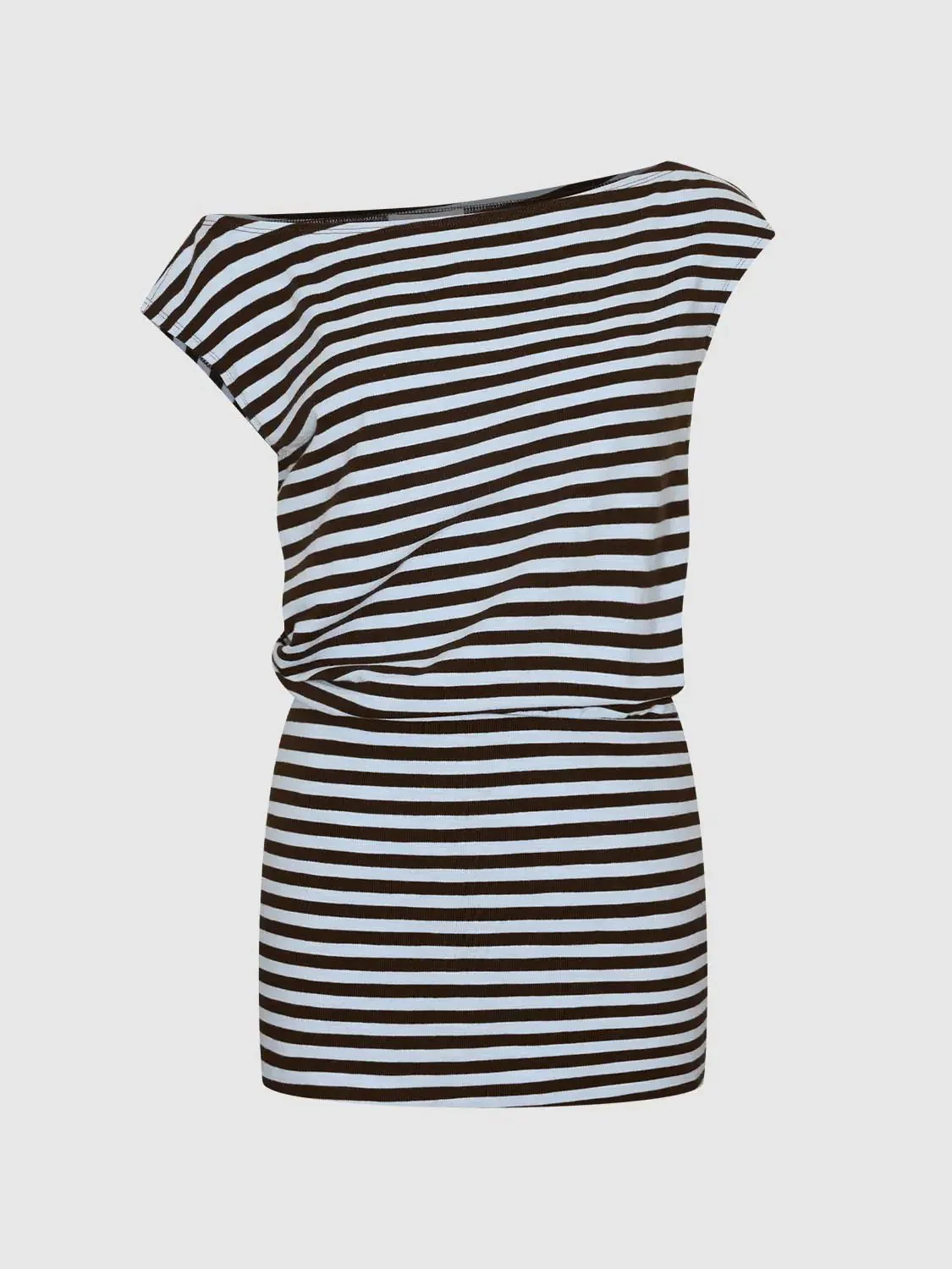 8363-cotton-elastane-striped-soft-knit-midi-dresses-1.webp Cotton Elastane Striped Soft Knit Midi Dresses