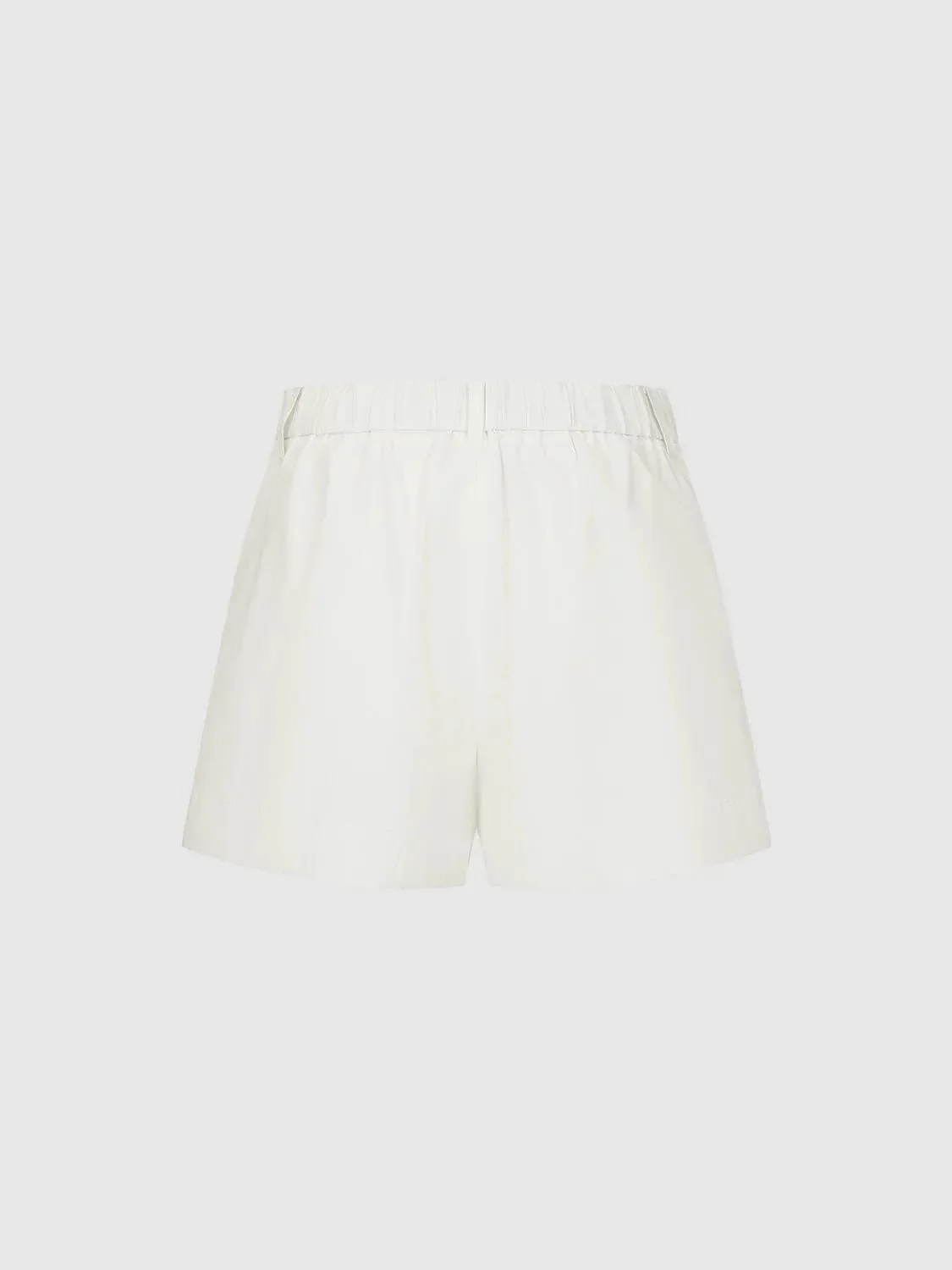 8386-cotton-blend-pleated-stretch-with-elastic-waist-shorts-2.webp Cotton Blend Pleated Stretch With Elastic Waist Shorts