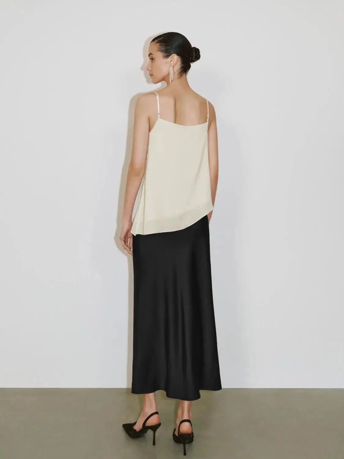 8398-cream-satin-style-fishtail-slip-maxi-skirt-18.webp Cream Satin-Style Fishtail Slip Maxi Skirt