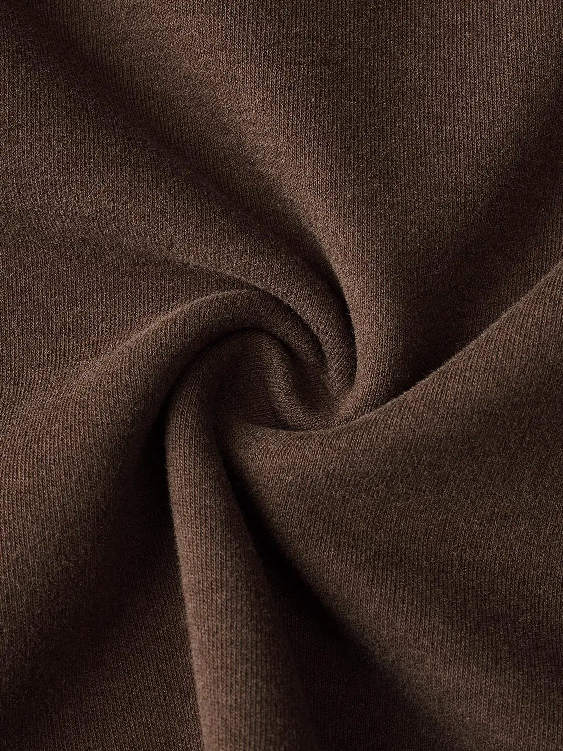 8417-brown-cotton-viscose-elastane-scoop-neck-t-shirts-8.jpg Brown Cotton Viscose Elastane Scoop Neck T-Shirts