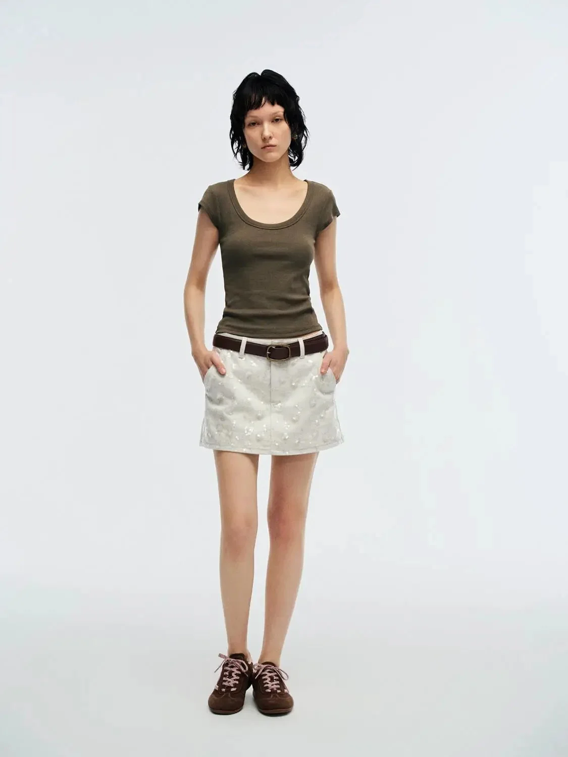 8459-mint-green-viscose-cotton-blend-scoop-neck-t-shirts-13.webp Mint Green Viscose Cotton Blend Scoop Neck T-Shirts
