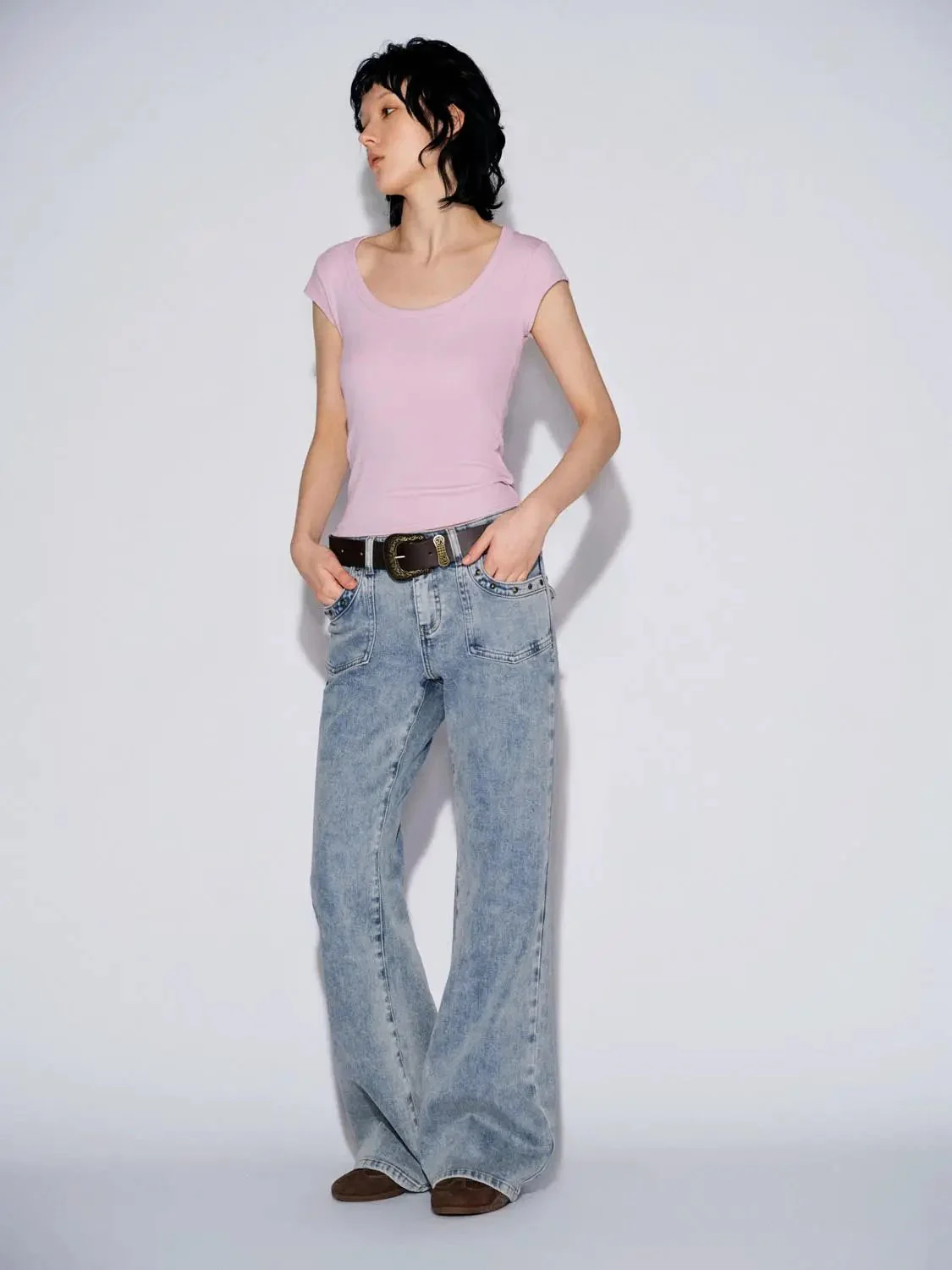 8459-mint-green-viscose-cotton-blend-scoop-neck-t-shirts-20.webp Mint Green Viscose Cotton Blend Scoop Neck T-Shirts