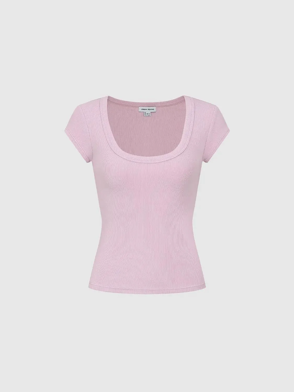 8459-mint-green-viscose-cotton-blend-scoop-neck-t-shirts-23.webp Mint Green Viscose Cotton Blend Scoop Neck T-Shirts