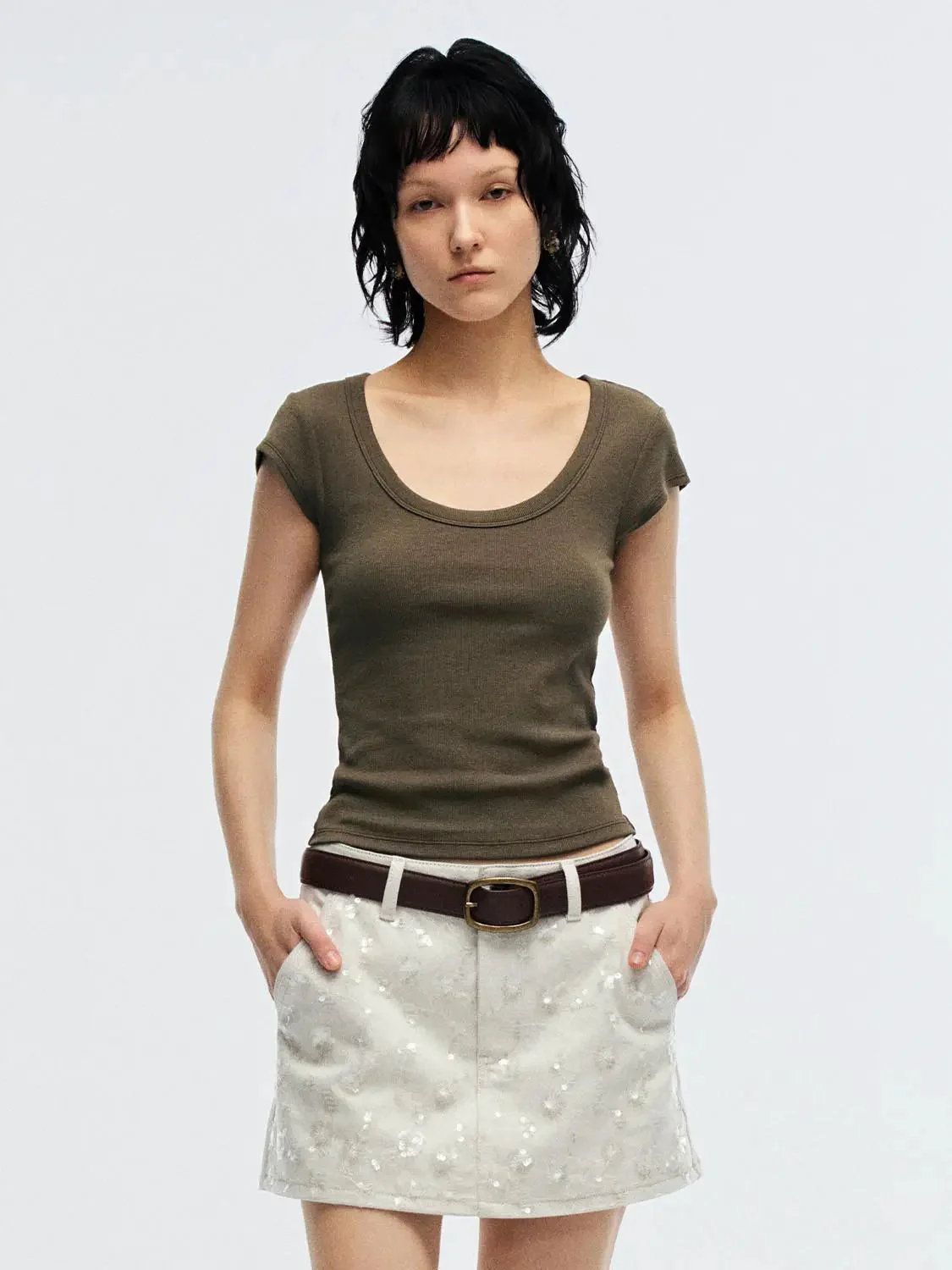 8459-mint-green-viscose-cotton-blend-scoop-neck-t-shirts-34.webp Mint Green Viscose Cotton Blend Scoop Neck T-Shirts