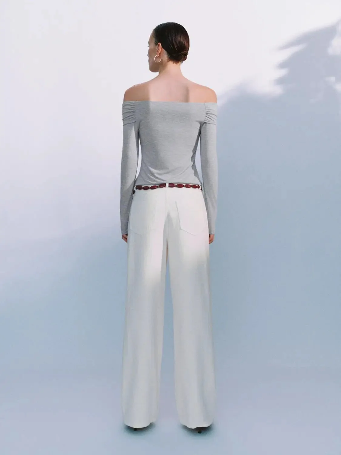 8476-modal-blend-off-shoulder-ruched-long-sleeve-top-6.webp Modal Blend Off Shoulder Ruched Long Sleeve Top