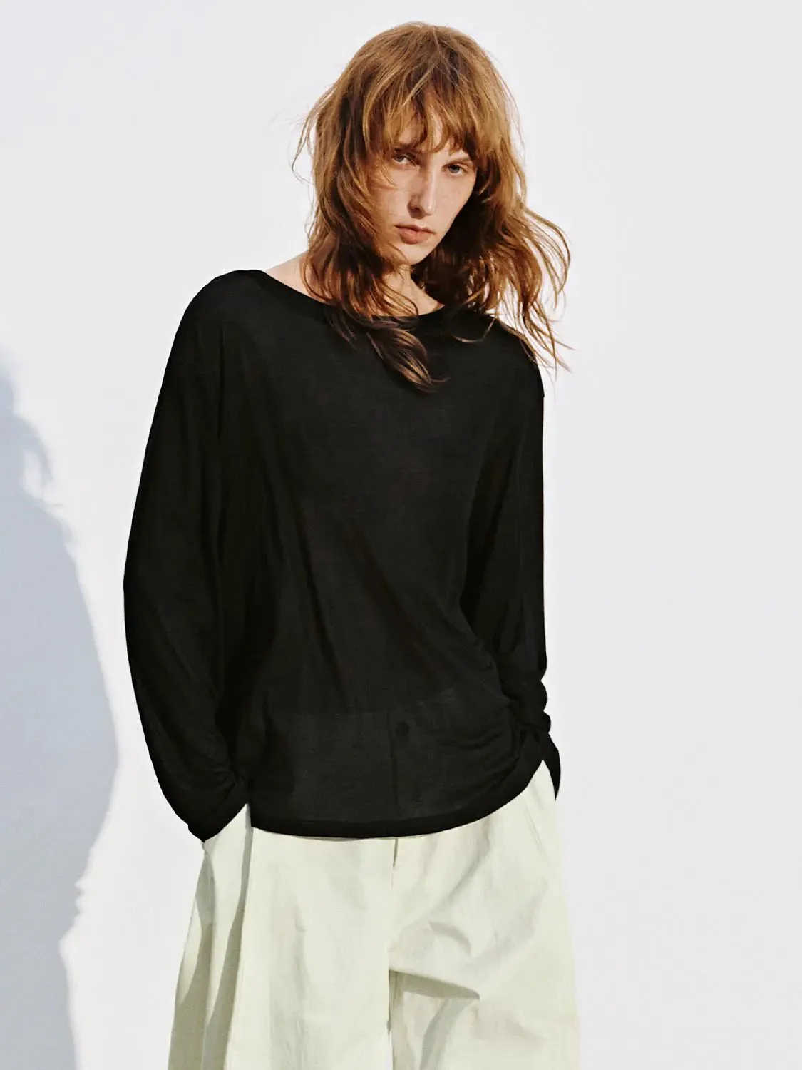 Relaxed Fit Long Sleeve T-Shirts