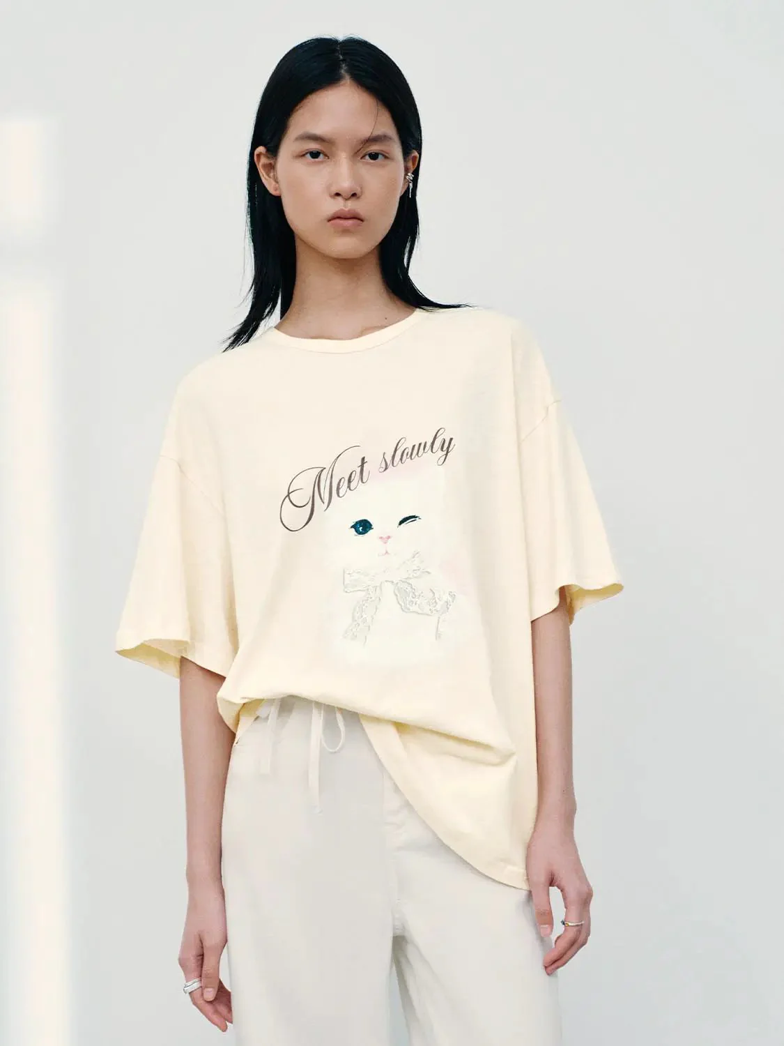 Printed Crew Neck T-Shirts