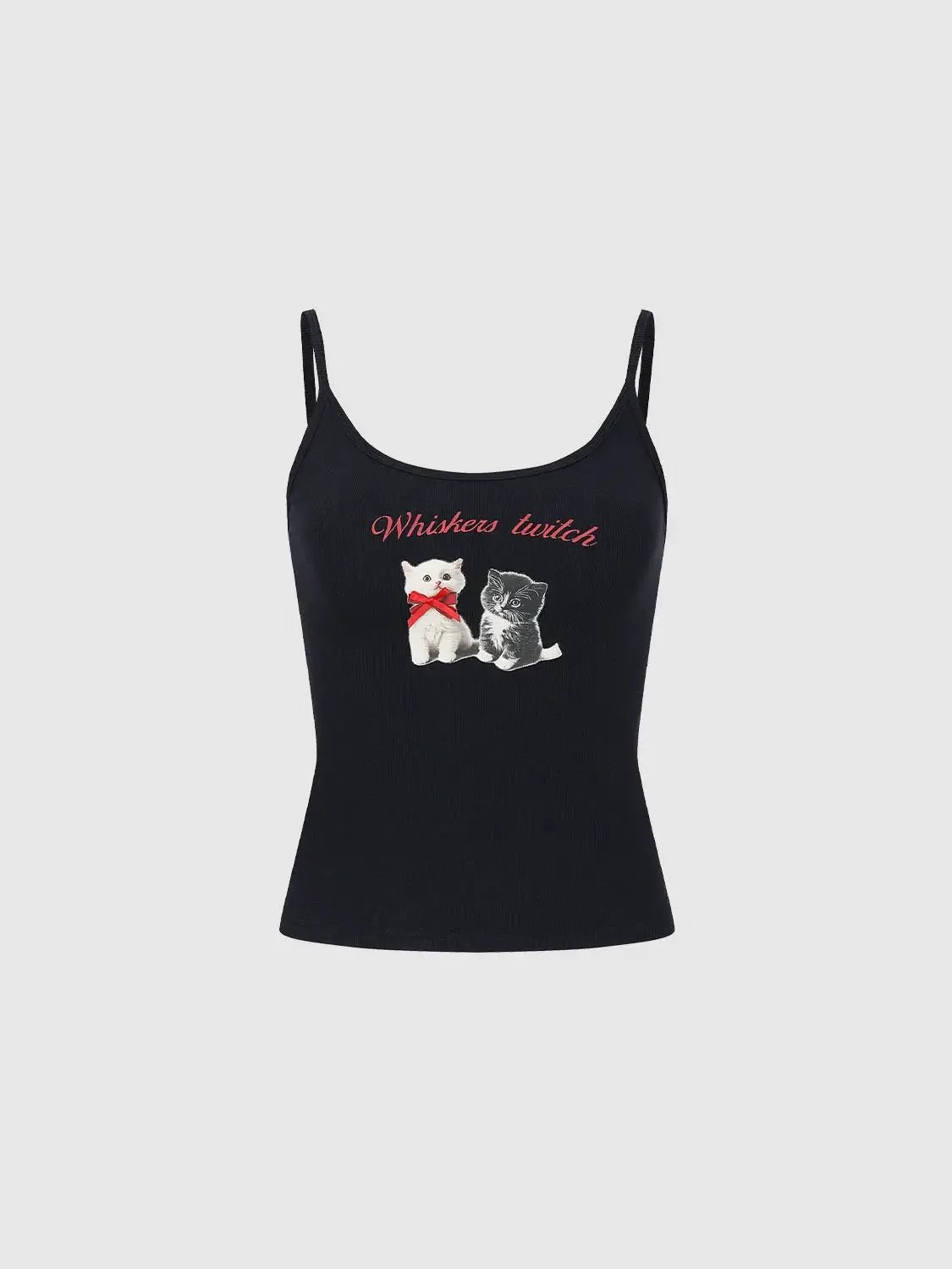 8662-cat-graphic-ribbed-tops-with-lyocell-modal-elastane-camisole-4.webp Cat Graphic Ribbed Tops With Lyocell Modal Elastane Camisole