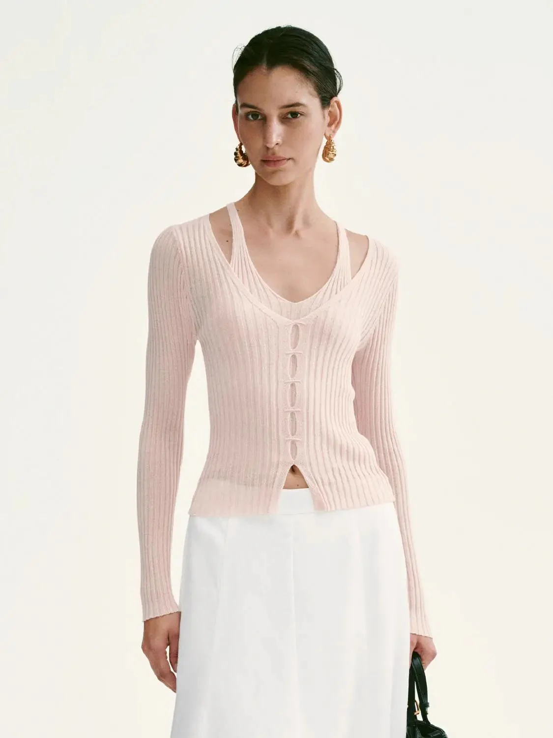 8668-ribbed-viscose-cardigans-with-cutout-button-details-9.webp Ribbed Viscose Cardigans With Cutout Button Details