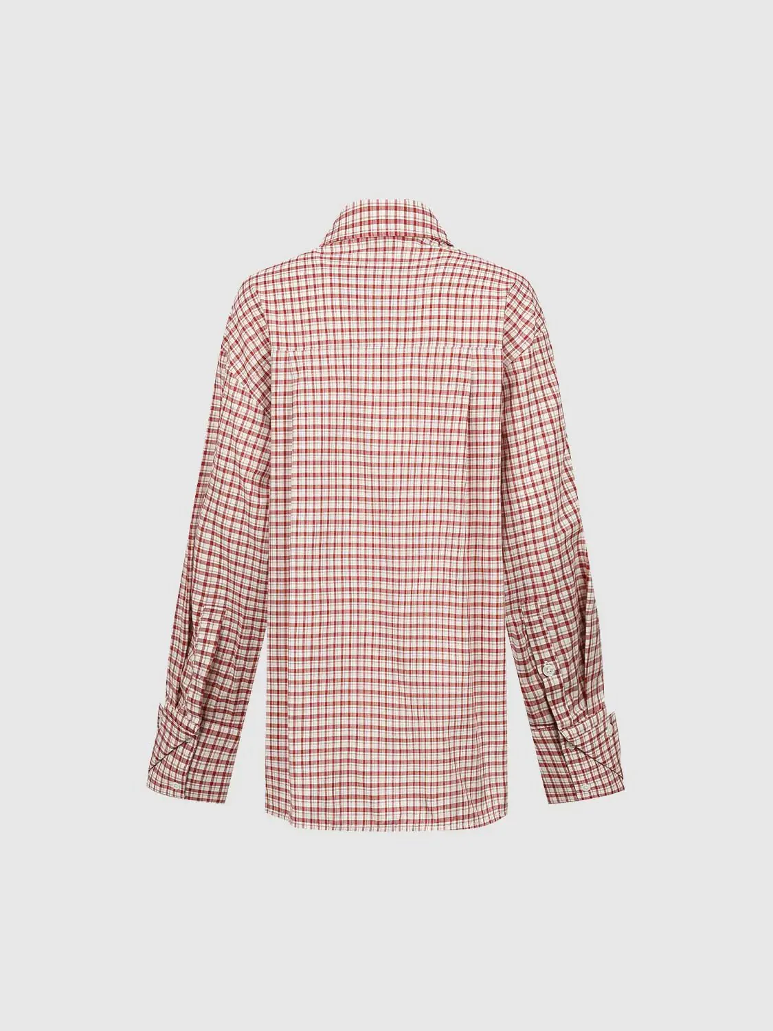Gingham 100 Percent Cotton Button Down Shirts