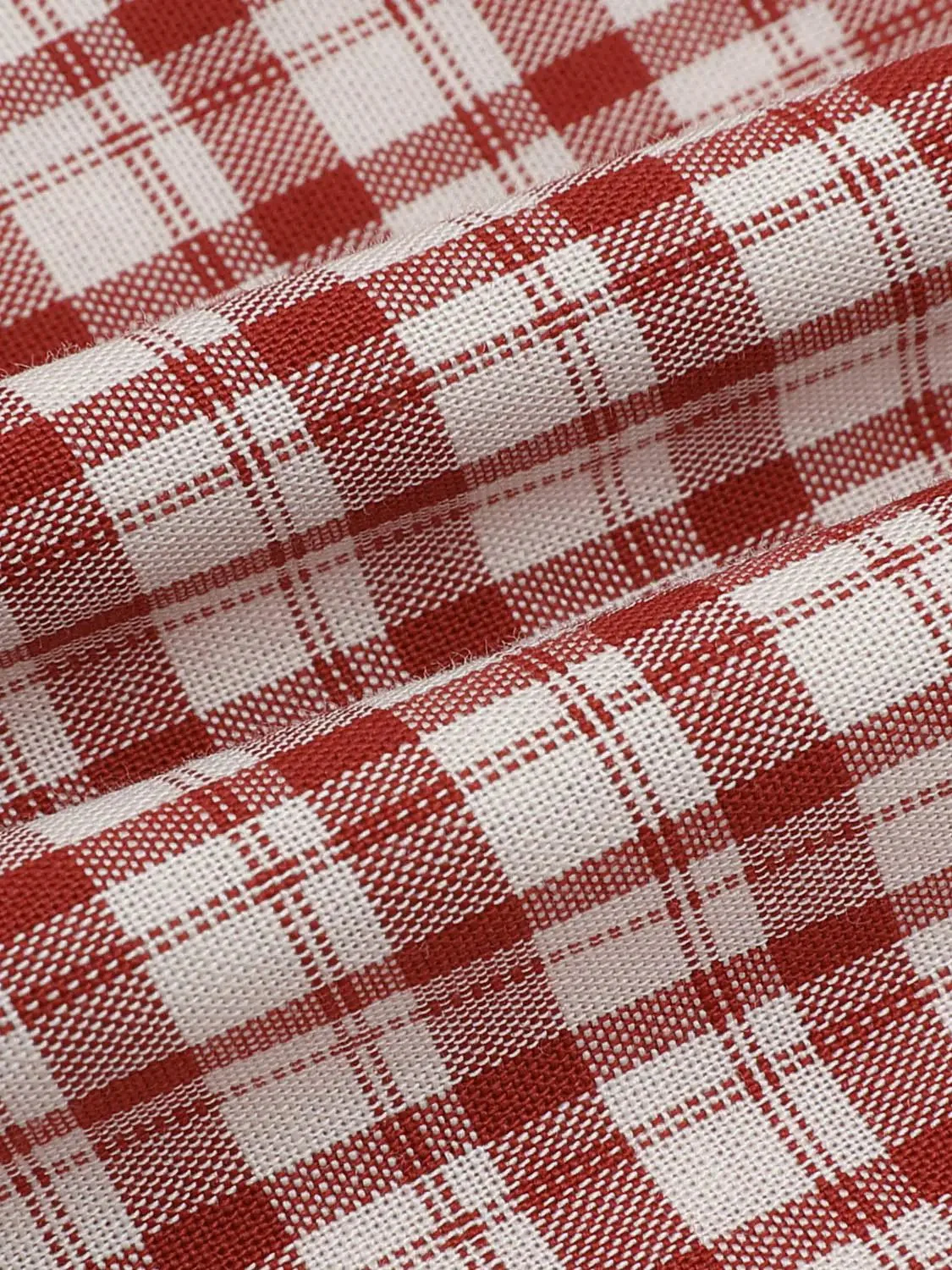 Gingham 100 Percent Cotton Button Down Shirts