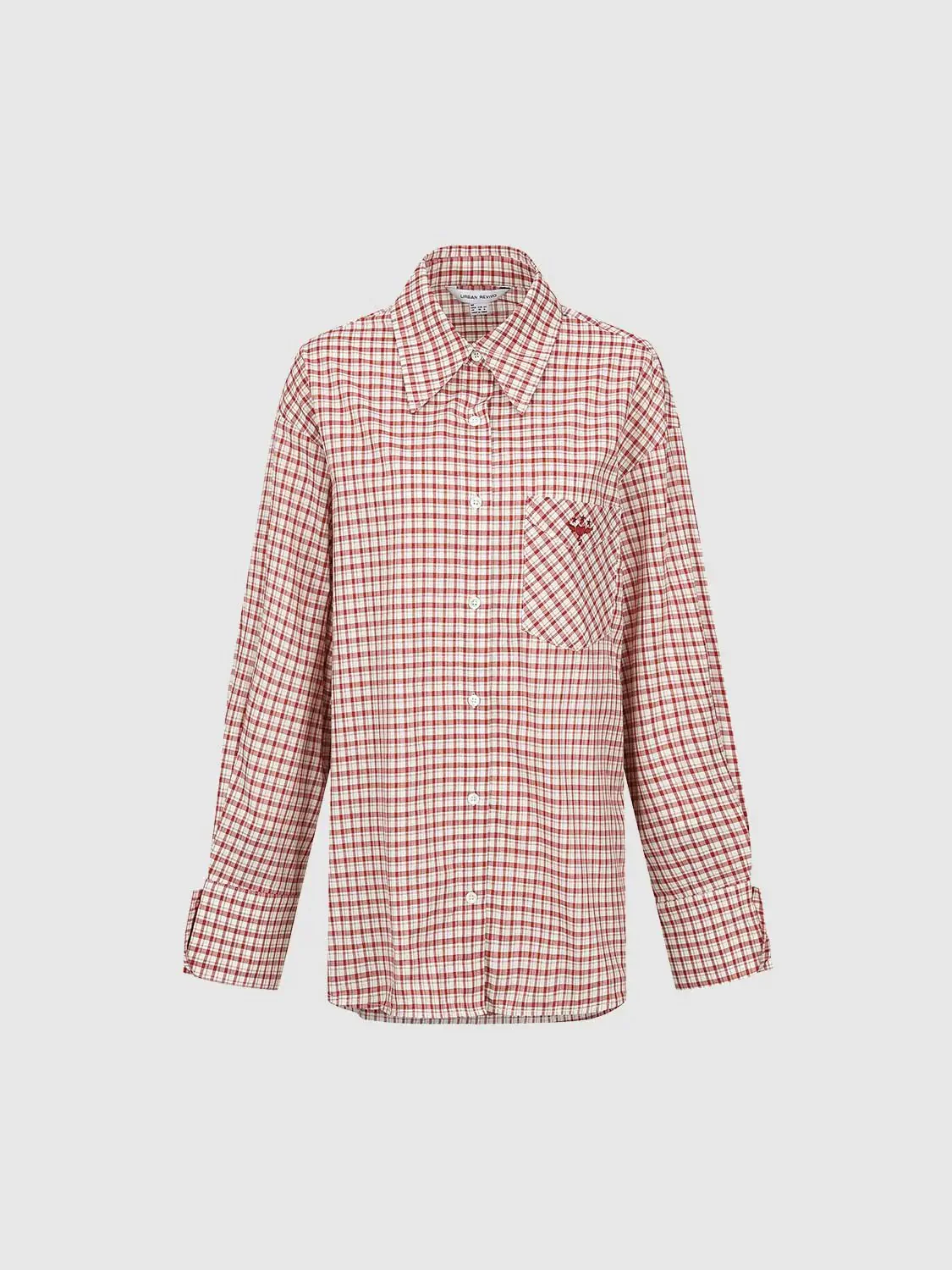 Gingham 100 Percent Cotton Button Down Shirts