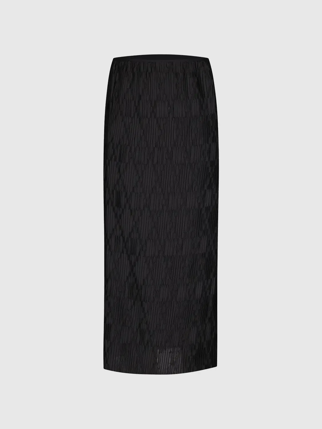 8693-elegant-crinkled-textured-polyester-maxi-pleated-skirts-2.webp Elegant Crinkled Textured Polyester Maxi Pleated Skirts