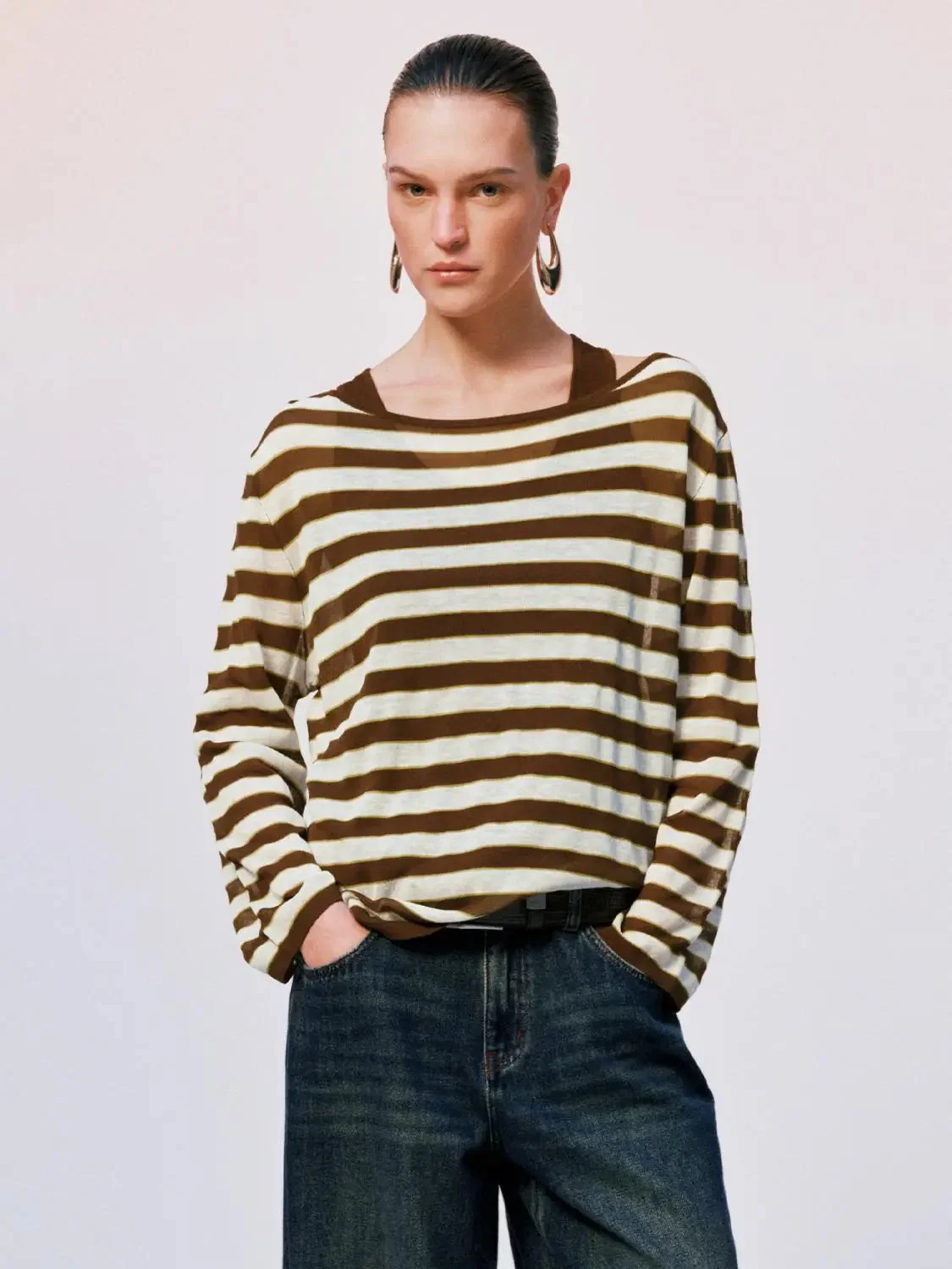 8700-cotton-blend-striped-knitted-long-sleeve-t-shirts-9.webp Cotton Blend Striped Knitted Long Sleeve T-Shirts