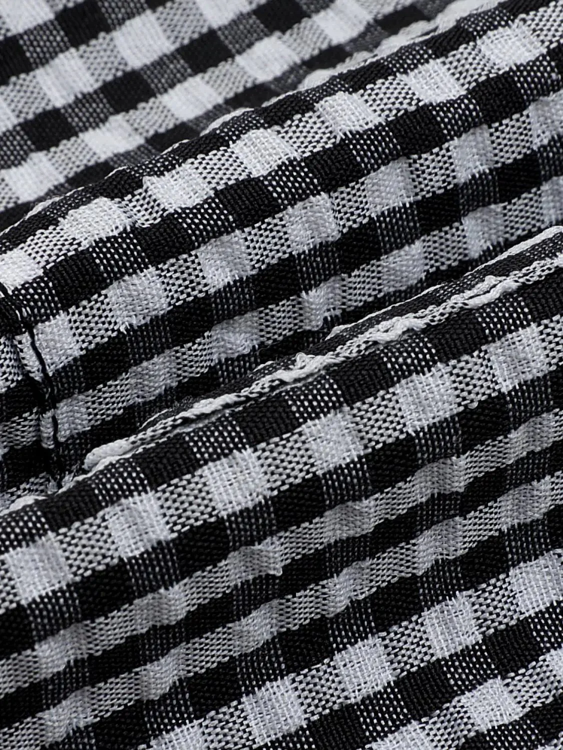 8816-gingham-check-polyester-smocked-waist-shorts-8.webp Gingham Check Polyester Smocked Waist Shorts