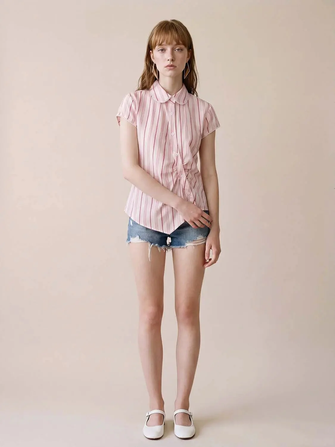 8884-lightweight-lyocell-polyamide-blend-striped-short-sleeve-shirts-3.webp Lightweight Lyocell Polyamide Blend Striped Short Sleeve Shirts