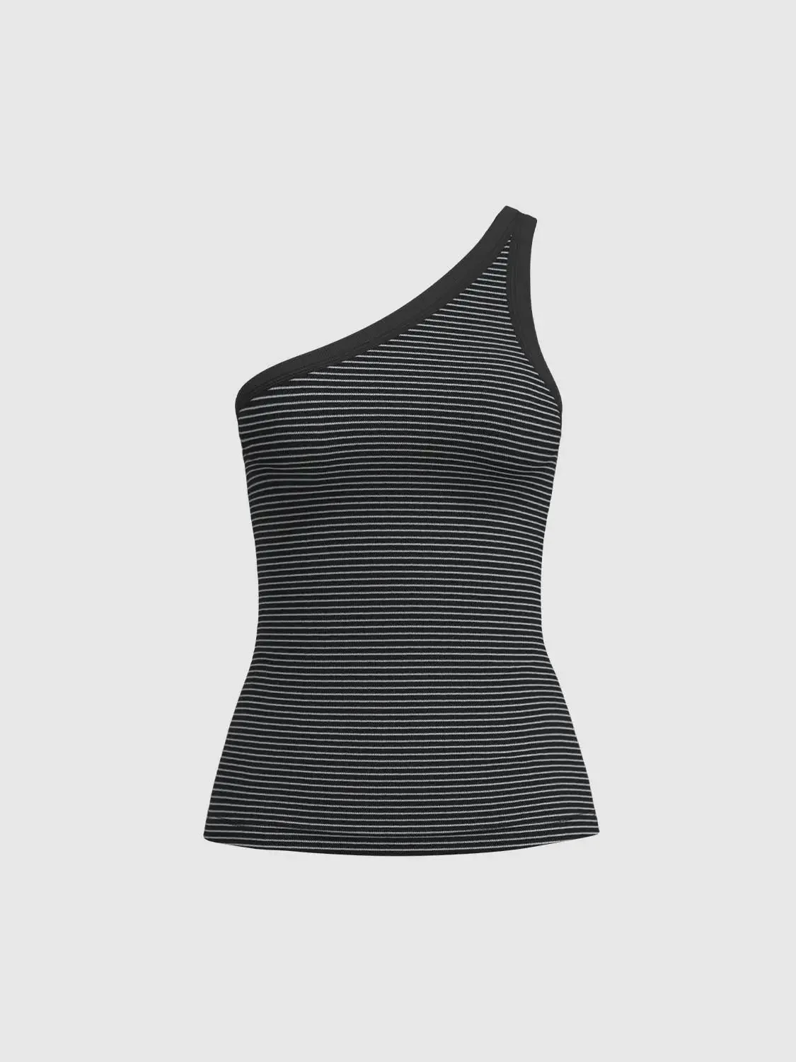 8897-cotton-elastane-striped-one-shoulder-tank-tops-7.webp Cotton Elastane Striped One-Shoulder Tank Tops