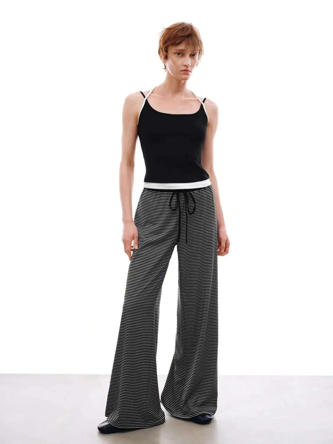 8903-striped-cotton-elastane-relaxed-wide-leg-pants-1.webp Striped Cotton Elastane Relaxed Wide Leg Pants