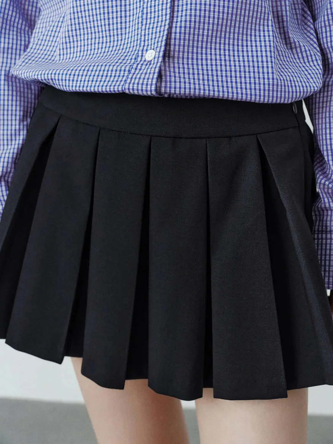 8959-timeless-a-line-pleated-mini-stretch-skirt-5.webp Timeless A-Line Pleated Mini Stretch Skirt