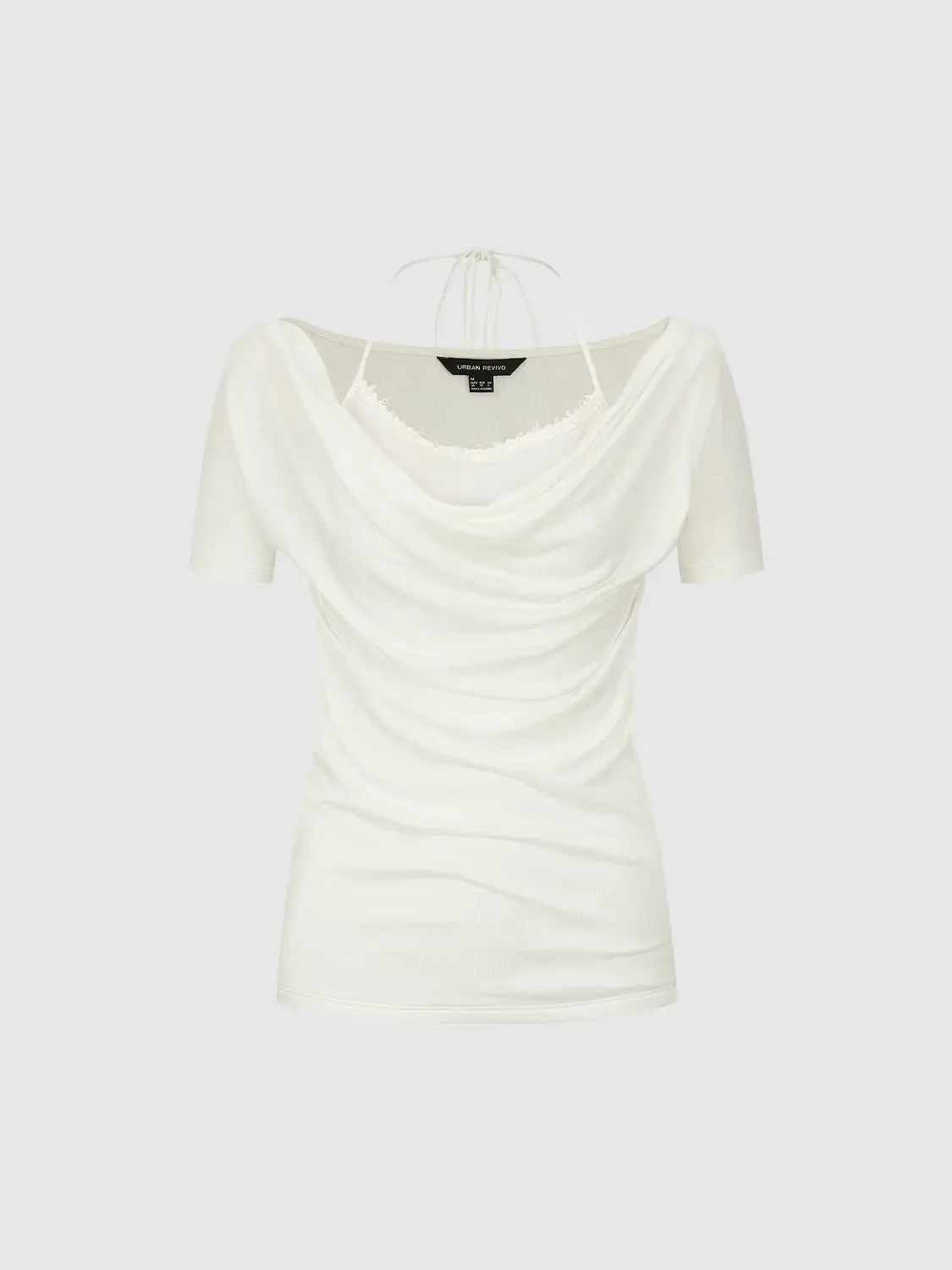 905-lyocell-cowl-neck-ruched-skinny-t-shirts-7.webp Lyocell Cowl Neck Ruched Skinny T Shirts