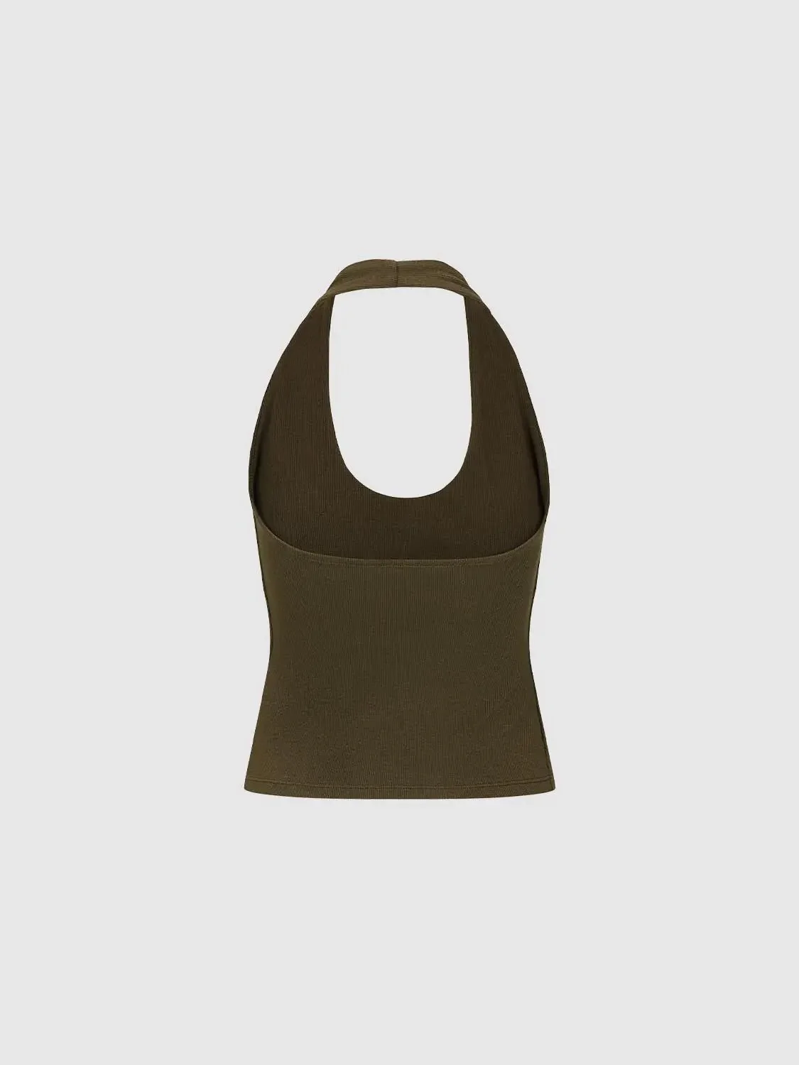 917-black-halter-neck-tops-in-viscose-cotton-elastane-blend-tops-21.webp Black Halter Neck Tops In Viscose Cotton Elastane Blend Tops