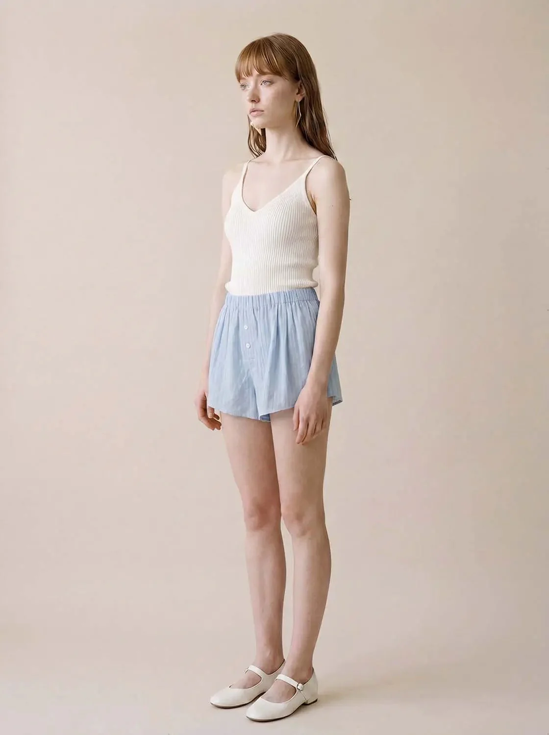 9183-lyocell-linen-blend-lightweight-breathable-shorts-4.webp Lyocell Linen Blend Lightweight Breathable Shorts