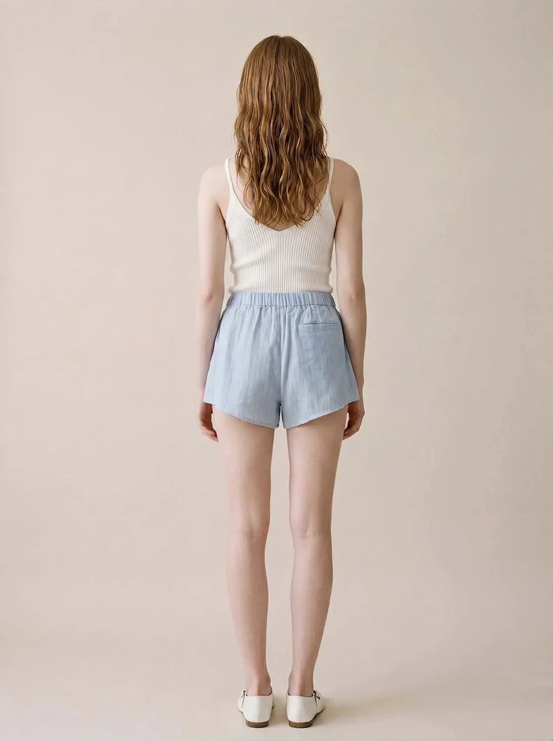 9183-lyocell-linen-blend-lightweight-breathable-shorts-5.webp Lyocell Linen Blend Lightweight Breathable Shorts