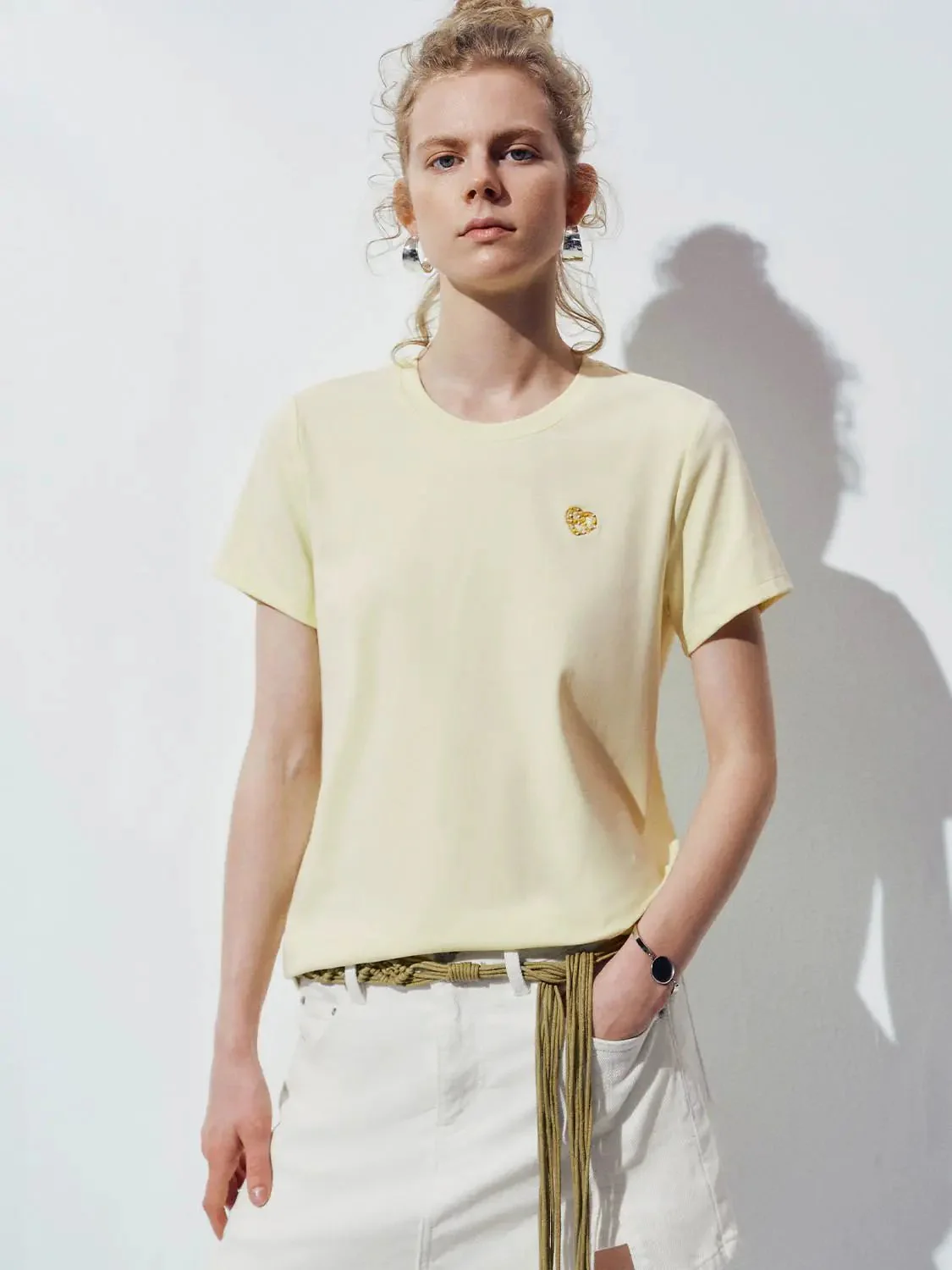 9245-cotton-blend-gold-heart-emblem-soft-t-shirts-8.webp Cotton Blend Gold Heart Emblem Soft T Shirts