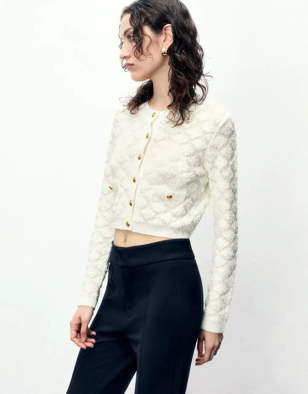 9281-button-up-tweed-knitted-cardigan-10.webp Button Up Tweed Knitted Cardigan