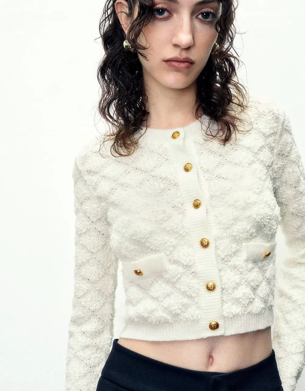 9281-button-up-tweed-knitted-cardigan-12.webp Button Up Tweed Knitted Cardigan
