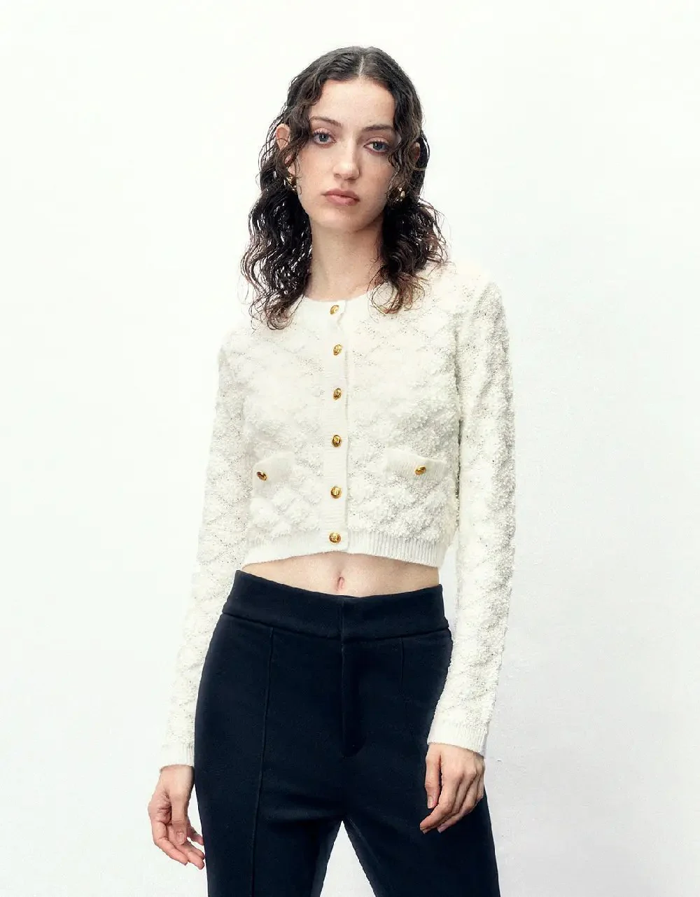 9281-button-up-tweed-knitted-cardigan-9.webp Button Up Tweed Knitted Cardigan