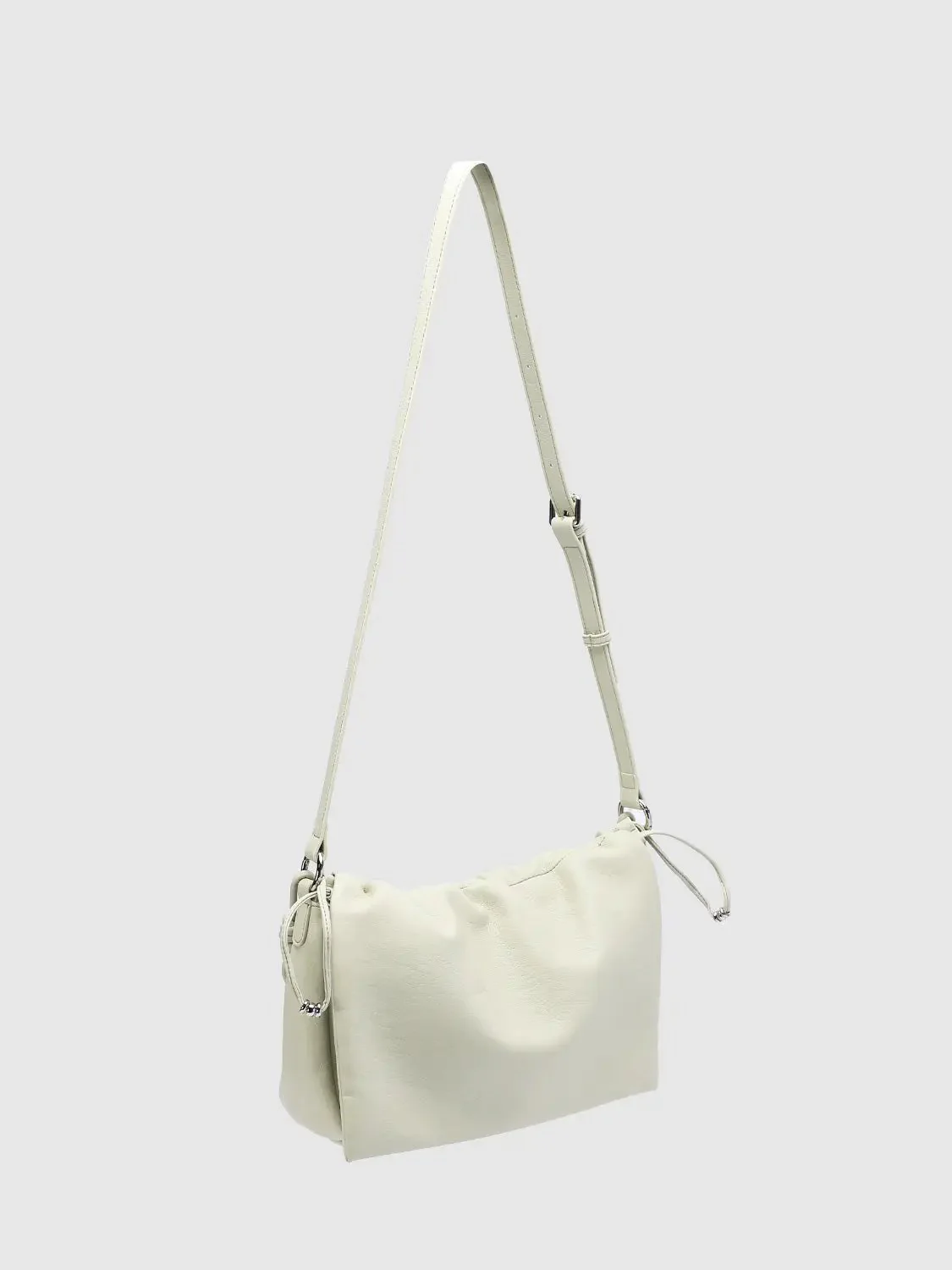 9292-cream-textured-shell-braided-strap-shoulder-bag-3.webp Cream Textured Shell Braided Strap Shoulder Bag