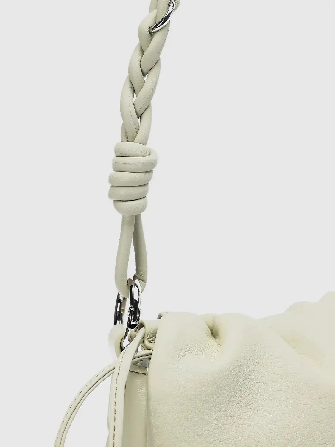 9292-cream-textured-shell-braided-strap-shoulder-bag-5.webp Cream Textured Shell Braided Strap Shoulder Bag