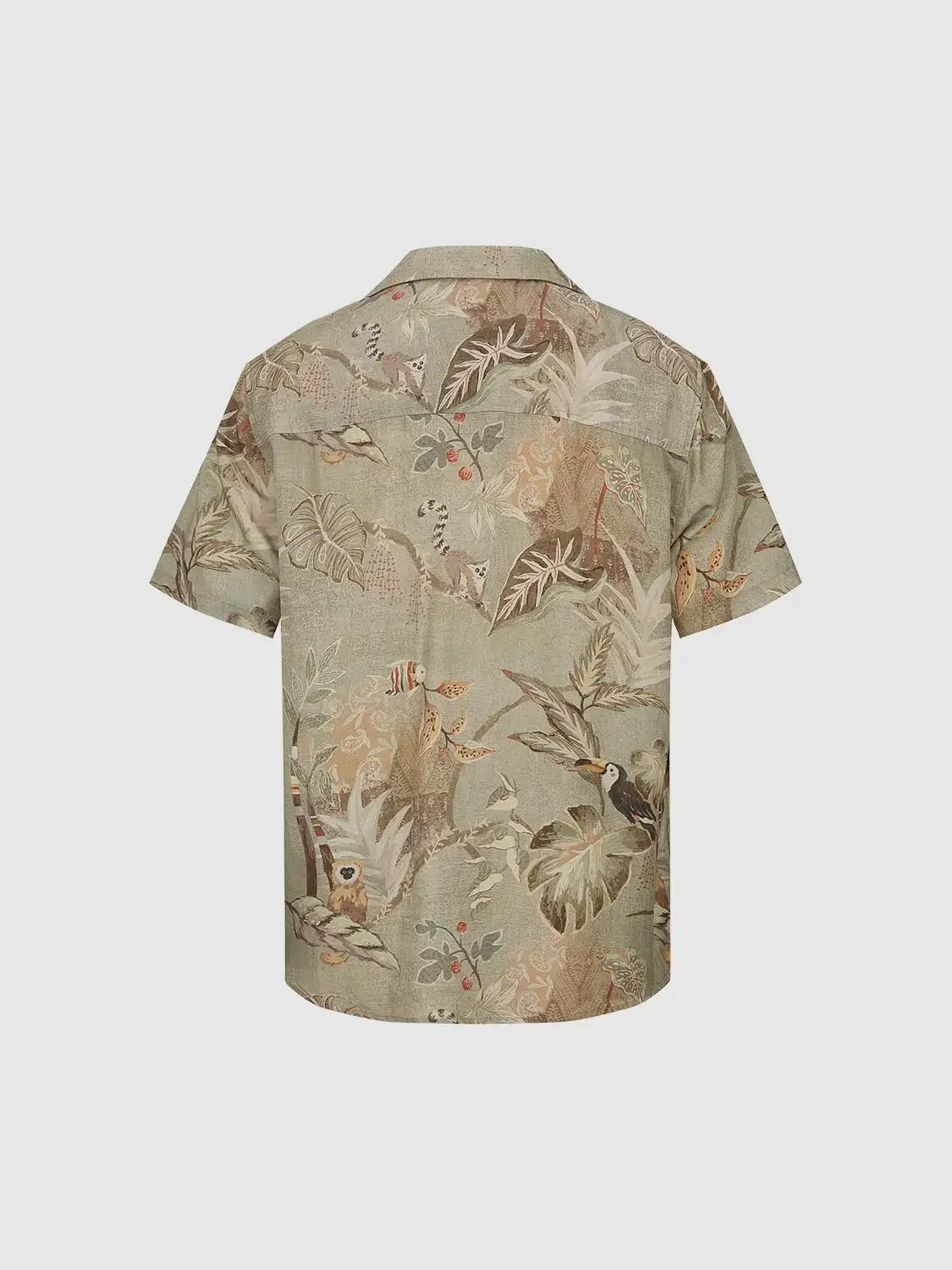 9295-printed-short-sleeve-shirts-lightweight-casual-wear-with-slight-stretch-2.webp Printed Short Sleeve Shirts Lightweight Casual Wear With Slight Stretch