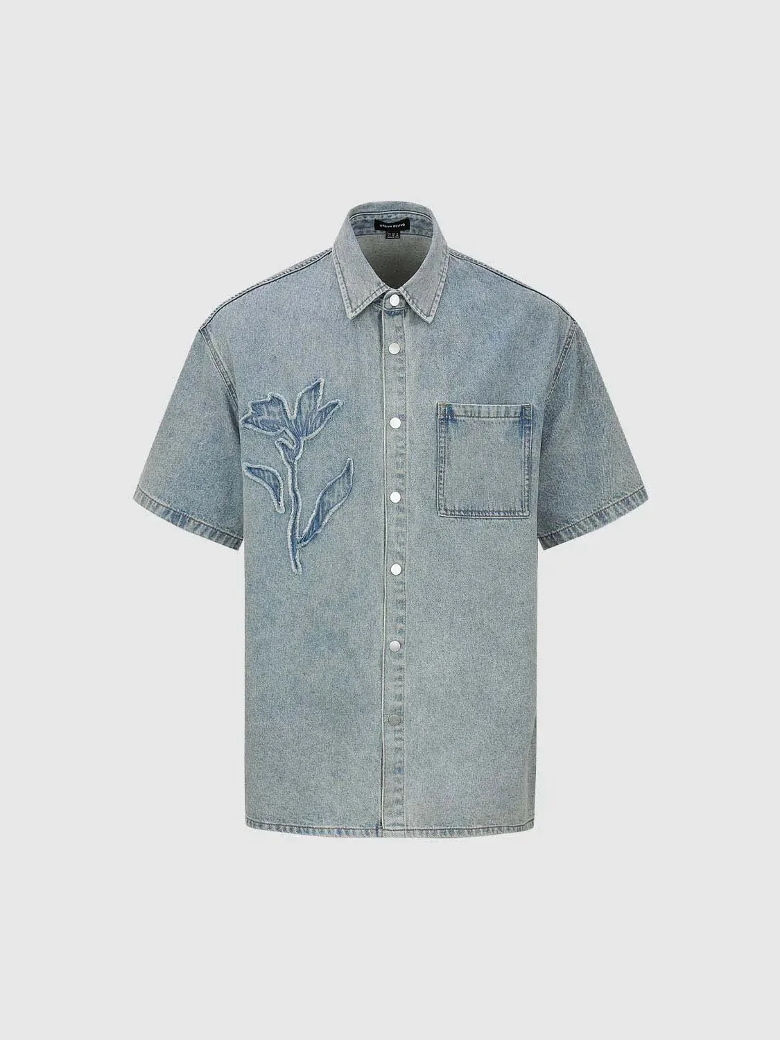 9300-patchwork-detail-short-sleeve-shirts-with-slight-stretch-and-medium-thickness-7.webp Patchwork Detail Short Sleeve Shirts With Slight Stretch And Medium Thickness