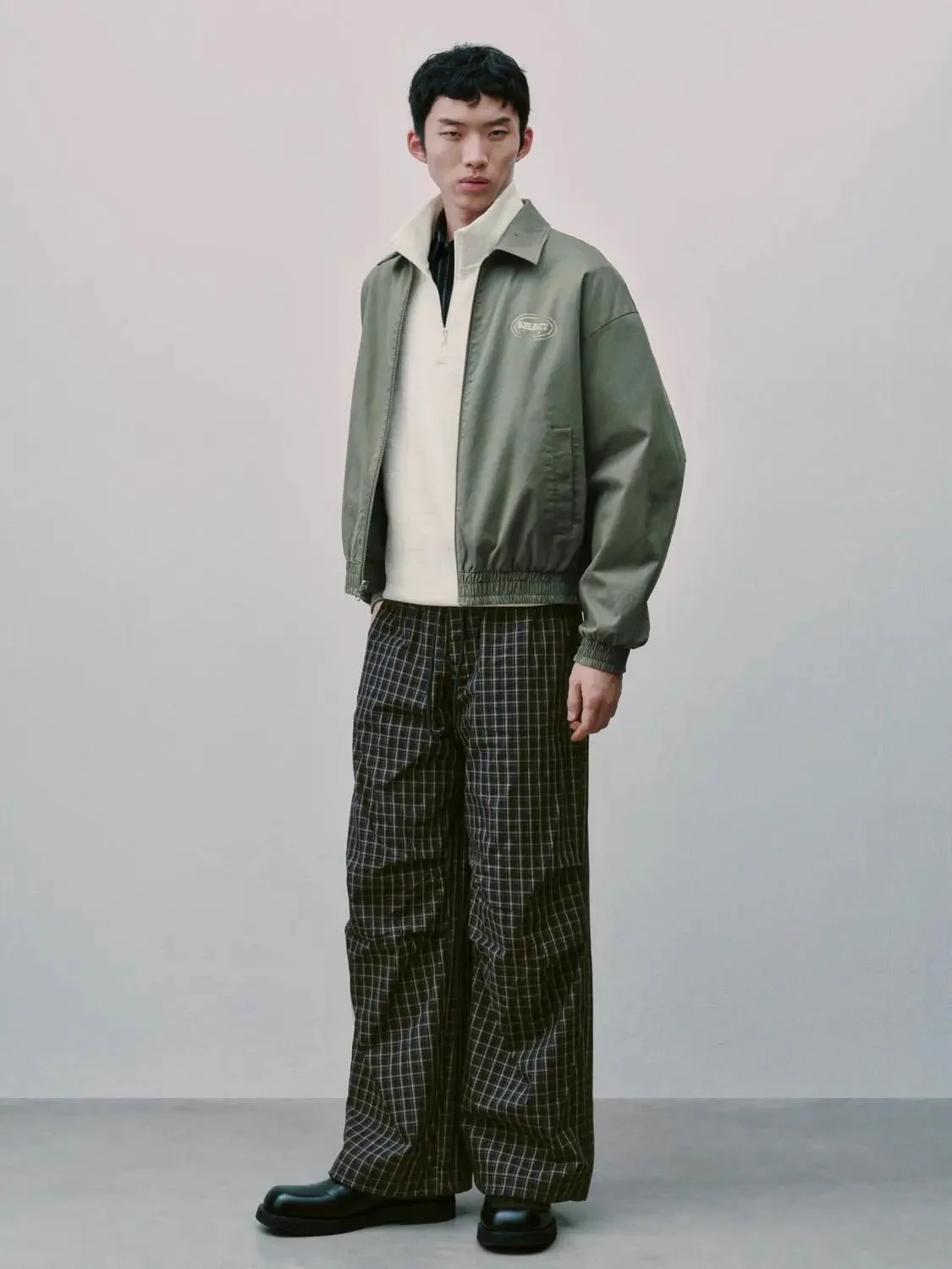 9305-plaid-cotton-relaxed-fit-pocket-wide-leg-pants-3.webp Plaid Cotton Relaxed Fit Pocket Wide Leg Pants