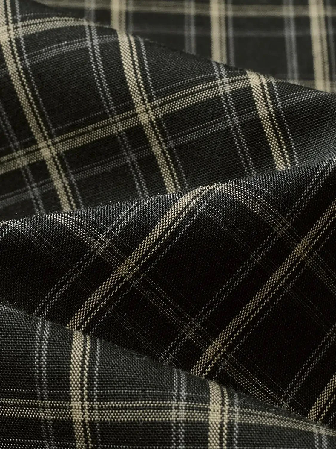 9305-plaid-cotton-relaxed-fit-pocket-wide-leg-pants-8.webp Plaid Cotton Relaxed Fit Pocket Wide Leg Pants