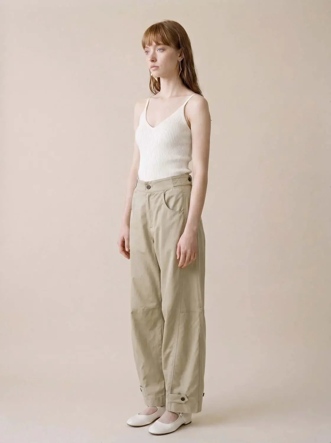 9502-stretch-high-waist-beige-cotton-modal-blend-fabric-wide-leg-pants-2.webp Stretch High Waist Beige Cotton Modal Blend Fabric Wide Leg Pants