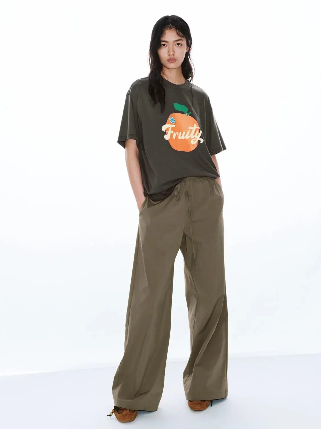 Fruity Graphic Cotton  Everyday Wear T-Shirts
