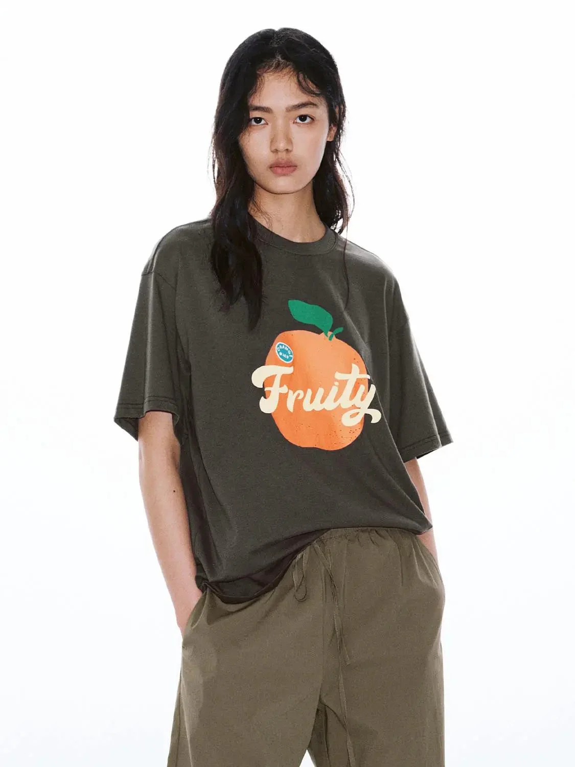 Fruity Graphic Cotton  Everyday Wear T-Shirts
