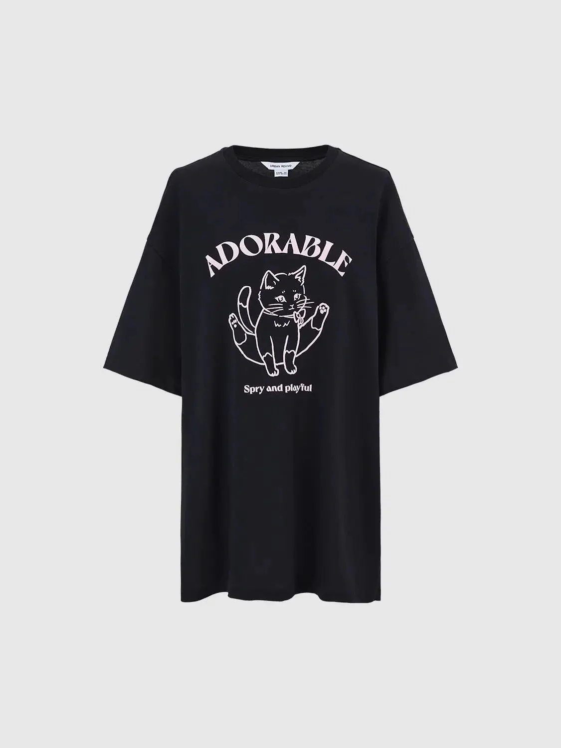 9631-cat-graphic-casual-top-soft-comfort-easy-care-t-shirts-6.webp Cat Graphic Casual Top Soft Comfort Easy Care T-Shirts