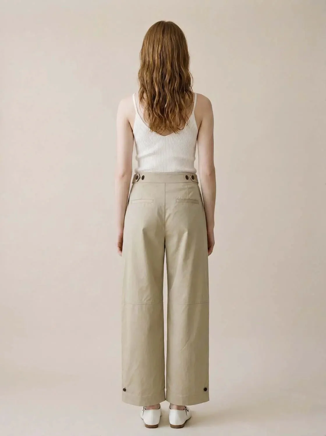 9722-stretch-high-waist-beige-cotton-modal-blend-fabric-wide-leg-pants-3.webp Stretch High Waist Beige Cotton Modal Blend Fabric Wide Leg Pants